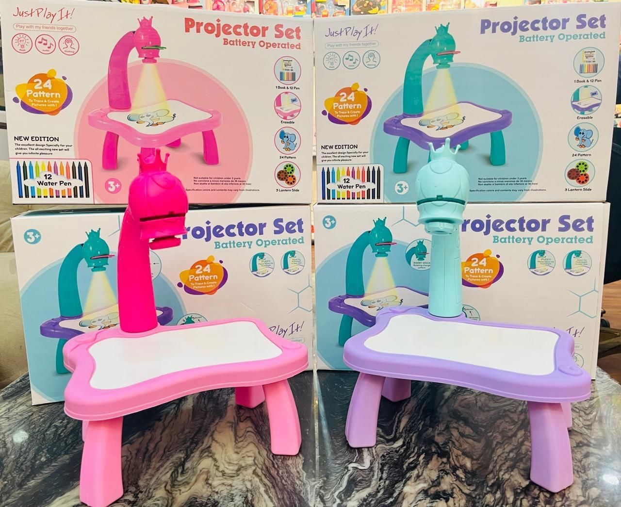 Projector Drawing Table – Fun Learning Toy For Kids (Age 3-8 Years) Free Shipping